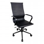 Καρέκλα γραφείου διευθυντή Valter pakoworld pu μαύρο 55 5x58x108εκ c542276