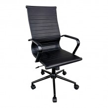 Καρέκλα γραφείου διευθυντή Valter pakoworld pu μαύρο 55 5x58x108εκ c542276