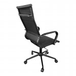 Καρέκλα γραφείου διευθυντή Valter pakoworld pu μαύρο 55 5x58x108εκ c542276