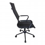 Καρέκλα γραφείου διευθυντή Valter pakoworld pu μαύρο 55 5x58x108εκ c542276