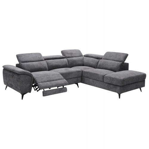 ΚΑΝΑΠΕΣ ΔΕΞΙΑ ΓΩΝΙΑ-ΑΝΑΚΛΙΣΗ ΑΠΟΘ ΧΩΡΟΣ-RESTRO HM3339 01R ΓΚΡΙ ΥΦΑΣΜΑ 284x224x76Υεκ c542286