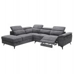 ΚΑΝΑΠΕΣ ΑΡΙΣΤΕΡΗ ΓΩΝΙΑ-ΑΝΑΚΛΙΣΗ ΑΠΟΘ ΧΩΡΟΣ-RESTRO HM3339 01L ΓΚΡΙ ΥΦΑΣΜΑ 284x224x76Υεκ c542287