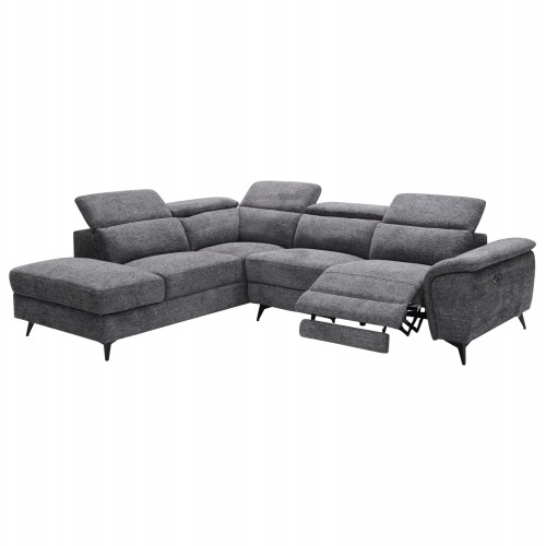 ΚΑΝΑΠΕΣ ΑΡΙΣΤΕΡΗ ΓΩΝΙΑ-ΑΝΑΚΛΙΣΗ ΑΠΟΘ ΧΩΡΟΣ-RESTRO HM3339 01L ΓΚΡΙ ΥΦΑΣΜΑ 284x224x76Υεκ c542287