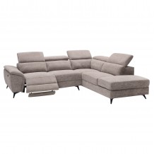 ΚΑΝΑΠΕΣ ΔΕΞΙΑ ΓΩΝΙΑ-ΑΝΑΚΛΙΣΗ ΑΠΟΘ ΧΩΡΟΣ-RESTRO HM3339 02R ΜΠΕΖ ΥΦΑΣΜΑ 284x224x76Υ c542288