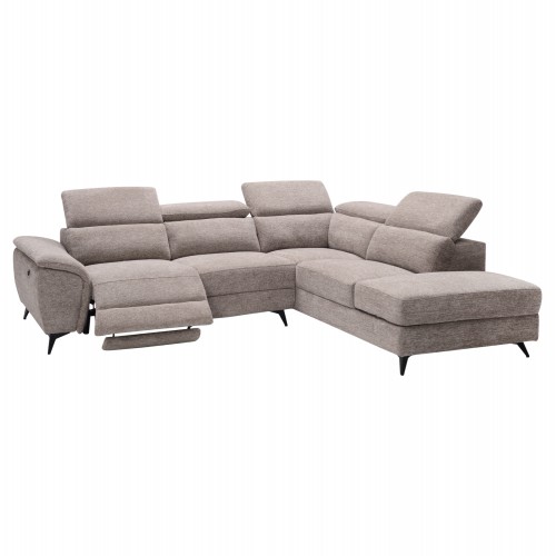 ΚΑΝΑΠΕΣ ΔΕΞΙΑ ΓΩΝΙΑ-ΑΝΑΚΛΙΣΗ ΑΠΟΘ ΧΩΡΟΣ-RESTRO HM3339 02R ΜΠΕΖ ΥΦΑΣΜΑ 284x224x76Υ c542288