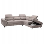 ΚΑΝΑΠΕΣ ΔΕΞΙΑ ΓΩΝΙΑ-ΑΝΑΚΛΙΣΗ ΑΠΟΘ ΧΩΡΟΣ-RESTRO HM3339 02R ΜΠΕΖ ΥΦΑΣΜΑ 284x224x76Υ c542288