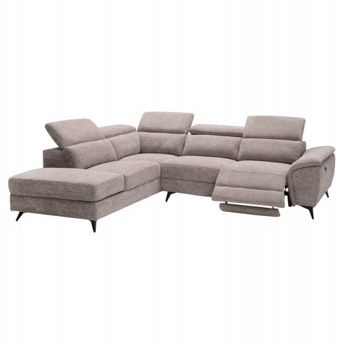 ΚΑΝΑΠΕΣ ΑΡΙΣΤΕΡΗ ΓΩΝΙΑ-ΑΝΑΚΛΙΣΗ ΑΠΟΘ ΧΩΡΟΣ-RESTRO HM3339 02L ΜΠΕΖ ΥΦΑΣΜΑ 284x224x76Υεκ c542289