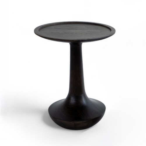 BORDS SIDE TABLE ΚΑΡΥΔΙ ΣΚΟΥΡΟ 40x40x50cm c542306