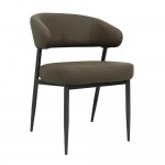 CROI ΚΑΡΕΚΛΑ ΚΑΦΕ ΜΑΥΡΟ 59x54x78cm SET 2τμχ c542316