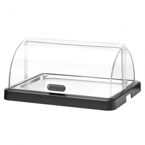 UNIQ ΒΙΤΡΙΝΑ ΨΥΧΟΜΕΝΗ ROLL TOP ABS ΜΑΥΡΗ HENDI c542333