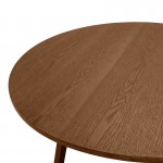Τραπέζι Sedria pakoworld mdf καρυδί Φ120x75εκ c542342