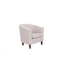 BOGA Πολυθρόνα ύφασμα μπεζ c54235