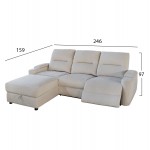 ΚΑΝΑΠΕΣ ΑΡΙΣΤΕΡΗ ΓΩΝΙΑ SYNTHIA HM3308 01L ΑΝΑΚΛΙΣΗ ΑΠΟΘ ΧΩΡΟΣ--ΜΠΕΖ 246x159x97Υεκ c542354