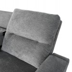 ΚΑΝΑΠΕΣ ΑΡΙΣΤΕΡΗ ΓΩΝΙΑ SYNTHIA HM3308 03L ΑΝΑΚΛΙΣΗ ΑΠΟΘ ΧΩΡΟΣ--ΓΚΡΙ 246x159x97Υεκ c542356