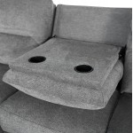 ΚΑΝΑΠΕΣ ΑΡΙΣΤΕΡΗ ΓΩΝΙΑ SYNTHIA HM3308 03L ΑΝΑΚΛΙΣΗ ΑΠΟΘ ΧΩΡΟΣ--ΓΚΡΙ 246x159x97Υεκ c542356