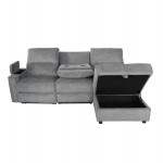 ΚΑΝΑΠΕΣ ΔΕΞΙΑ ΓΩΝΙΑ SYNTHIA HM3308 03R ΑΝΑΚΛΙΣΗ ΑΠΟΘ ΧΩΡΟΣ--ΓΚΡΙ 246x159x97Υεκ c542357