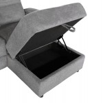 ΚΑΝΑΠΕΣ ΔΕΞΙΑ ΓΩΝΙΑ SYNTHIA HM3308 03R ΑΝΑΚΛΙΣΗ ΑΠΟΘ ΧΩΡΟΣ--ΓΚΡΙ 246x159x97Υεκ c542357