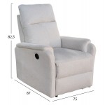 ΠΟΛΥΘΡΟΝΑ RELAX ΜΕ ΗΛΕΚΤΡΙΚΗ ΑΝΑΚΛΙΣΗ SYNTHIA HM3309 01 ΜΠΕΖ ΥΦΑΣΜΑ 75x87x102Yεκ c542358