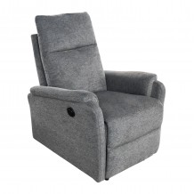 ΠΟΛΥΘΡΟΝΑ RELAX ΜΕ ΗΛΕΚΤΡΙΚΗ ΑΝΑΚΛΙΣΗ SYNTHIA HM3309 03 ΓΚΡΙ ΥΦΑΣΜΑ 75x87x102Yεκ c542359