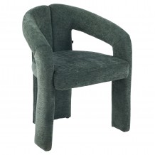 ΠΟΛΥΘΡΟΝΑ ΤΡΑΠΕΖΑΡΙΑΣ NEZA HM18362 04 ΠΡΑΣΙΝΟ ΥΦΑΣΜΑ 64x60x76 5Υεκ SET 2τμχ c542363