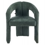 ΠΟΛΥΘΡΟΝΑ ΤΡΑΠΕΖΑΡΙΑΣ NEZA HM18362 04 ΠΡΑΣΙΝΟ ΥΦΑΣΜΑ 64x60x76 5Υεκ SET 2τμχ c542363