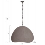 ΦΩΤΙΣΤΙΚΟ ΟΡΟΦΗΣ ΚΡΕΜΑΣΤΟ JAYLEN HM4703 03L FIBER CEMENT ΓΚΡΙ 65x55x45Υεκ c542419