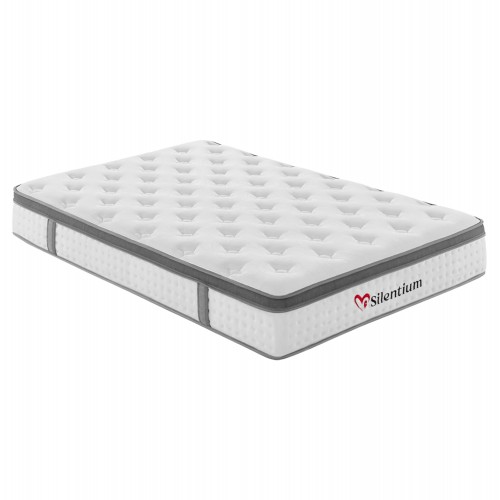ΣΤΡΩΜΑ ΔΙΠΛΟ SILENTIUM HM749 04 POCKET SPRINGS--ΛΕΥΚΟ 140x200x30Υεκ c542421