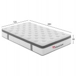 ΣΤΡΩΜΑ ΗΜΙΔΙΠΛΟ SILENTIUM HM749 02 POCKET SPRINGS--ΛΕΥΚΟ 120x200x30Υεκ c542423