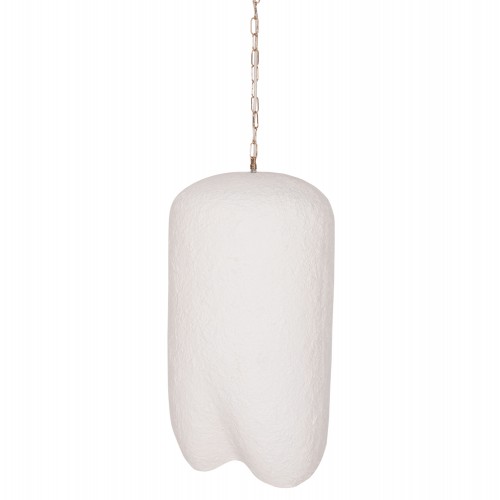 ΦΩΤΙΣΤΙΚΟ ΟΡΟΦΗΣ ΚΡΕΜΑΣΤΟ LOGKY HM4704 02L--FIBER CEMENT ΛΕΥΚΟ 35x35x67Υεκ c542426