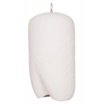 ΦΩΤΙΣΤΙΚΟ ΟΡΟΦΗΣ ΚΡΕΜΑΣΤΟ LOGKY HM4704 02L--FIBER CEMENT ΛΕΥΚΟ 35x35x67Υεκ c542426