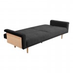 Καναπες-κρεβάτι Flexo pakoworld υφασμα ανθρακί 220x84 5x82εκ c542433