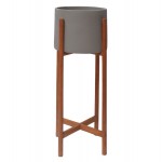 ΓΛΑΣΤΡΑ ΕΣΩΤ ΧΩΡΟΥ RENTIL HM4684 03L FIBER CEMENT ΧΡΩΜΑ ΓΚΡΙ--ΒΑΣΗ TEAK Φ25x65Υ c542453