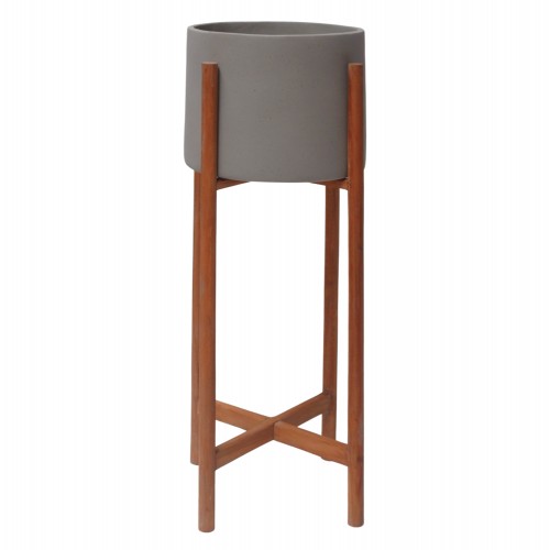 ΓΛΑΣΤΡΑ ΕΣΩΤ ΧΩΡΟΥ RENTIL HM4684 03L FIBER CEMENT ΧΡΩΜΑ ΓΚΡΙ--ΒΑΣΗ TEAK Φ25x65Υ c542453