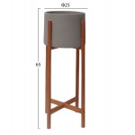 ΓΛΑΣΤΡΑ ΕΣΩΤ ΧΩΡΟΥ RENTIL HM4684 03L FIBER CEMENT ΧΡΩΜΑ ΓΚΡΙ--ΒΑΣΗ TEAK Φ25x65Υ c542453