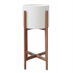 ΓΛΑΣΤΡΑ ΕΣΩΤ ΧΩΡΟΥ RENTIL HM4684 02S FIBER CEMENT ΧΡΩΜΑ ΛΕΥΚΟ--ΒΑΣΗ TEAK Φ25x55Υ c542454