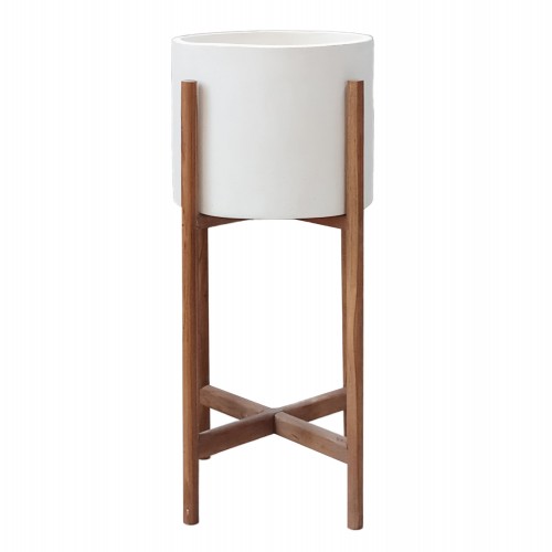 ΓΛΑΣΤΡΑ ΕΣΩΤ ΧΩΡΟΥ RENTIL HM4684 02S FIBER CEMENT ΧΡΩΜΑ ΛΕΥΚΟ--ΒΑΣΗ TEAK Φ25x55Υ c542454