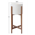 ΓΛΑΣΤΡΑ ΕΣΩΤ ΧΩΡΟΥ RENTIL HM4684 02S FIBER CEMENT ΧΡΩΜΑ ΛΕΥΚΟ--ΒΑΣΗ TEAK Φ25x55Υ c542454