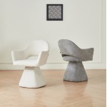 ΠΟΛΥΘΡΟΝΑ ΤΡΑΠΕΖΑΡΙΑΣ ΠΕΡΙΣΤΡΕΦΟΜΕΝΗ SIMA HM18360 02 ΕΚΡΟΥ ΥΦΑΣΜΑ 64x61x84 5Υεκ SET 2τμχ c542456