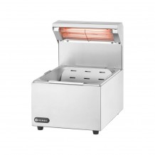 Ηλεκτρικό Θερμαντήρας για πατάτες INOX GN1 2 400W 35 7x26 7xΥ37 6cm HENDI c542486