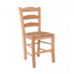 ΣΚΥΡΟΣ Καρέκλα Οξιά Βαφή Εμποτισμού Φυσικό Κάθισμα Ψάθα c542493