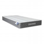 Κρεβάτι με στρώμα Nevil-Dreamer pakoworld pu λευκό 100x200εκ c542512