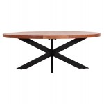 ΤΡΑΠΕΖΙ ΣΑΛΟΝΙΟΥ ΟΒΑΛ MONTANA SUPERIOR HM9906 ΞΥΛΟ ΑΚΑΚΙΑΣ-ΜΕΤΑΛΛΟ 120x61x45Υεκ c542518