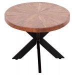 ΤΡΑΠΕΖΙ ΣΑΛΟΝΙΟΥ ΟΒΑΛ MONTANA SUPERIOR HM9906 ΞΥΛΟ ΑΚΑΚΙΑΣ-ΜΕΤΑΛΛΟ 120x61x45Υεκ c542518