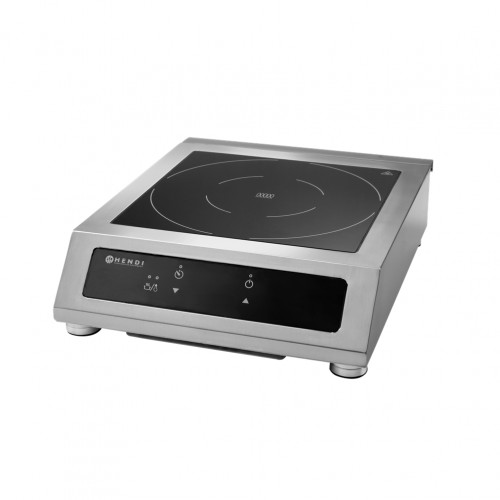 Επαγωγική Εστία Induction INOX έως φ28cm 3500W 34 2x43 1xΥ11 6cm HENDI c542525