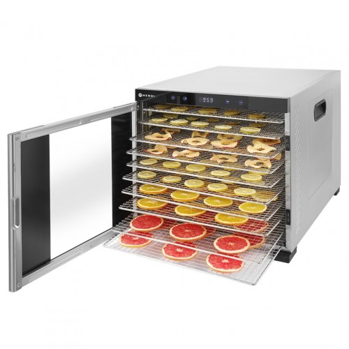 Αποξηραντής για 10 σχάρες 40x39 5cm 35-75 C 1000W 41 7x53 5xΥ43cm HENDI c542526