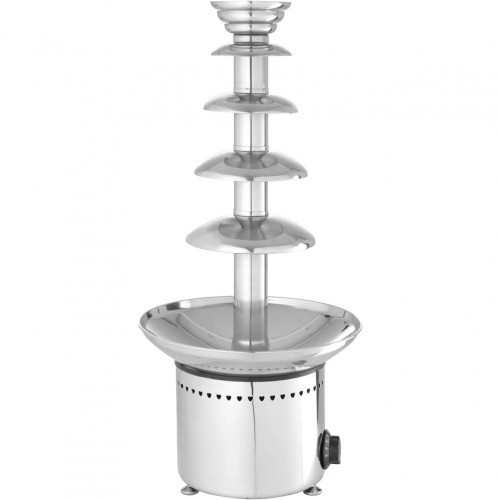 Ηλεκτρικό Συντριβάνι Σοκολάτας Φόντυ 2 5Kg 110 C 5 Επίπεδα φ33 2xΥ70 9cm 265W HENDI c542533