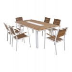 ΣΕΤ ΤΡΑΠΕΖΑΡΙΑΣ 7ΤΜΧ ΑΛΟΥΜΙΝΙΟΥ ΣΕ ΛΕΥΚΟ ΧΡΩΜΑ HM5233 01 c542627