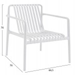 ΠΟΛΥΘΡΟΝΑ LOUNGE ΕΞΩΤ ΧΩΡΟΥ MALEN HM6626 01 ΛΕΥΚΟ ΠΟΛΥΠΡΟΠΥΛΕΝΙΟ 66x77x76Υεκ c542629