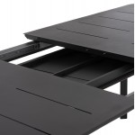 ΣΕΤ ΤΡΑΠΕΖΑΡΙΑΣ ΕΞ ΧΩΡΟΥ 6 ΘΕΣΕΩΝ ELARA HM10726 01 ΓΚΡΙ ΑΛΟΥΜΙΝΙΟ-ΕΠΕΚΤΕΙΝΟΜΕΝΟ ΤΡΑΠΕΖΙ c542633