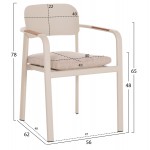 ΣΕΤ ΤΡΑΠΕΖΑΡΙΑΣ ΕΞ ΧΩΡΟΥ 6 ΘΕΣΕΩΝ ELARA HM10726 05 ΜΠΕΖ ΑΛΟΥΜΙΝΙΟ-ΕΠΕΚΤΕΙΝΟΜΕΝΟ ΤΡΑΠΕΖΙ c542634